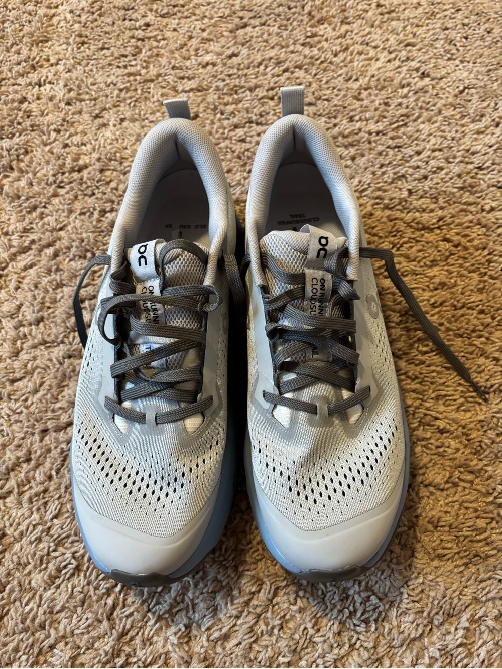 On Running Men’s Athletic Running Shoes in Light Gray
